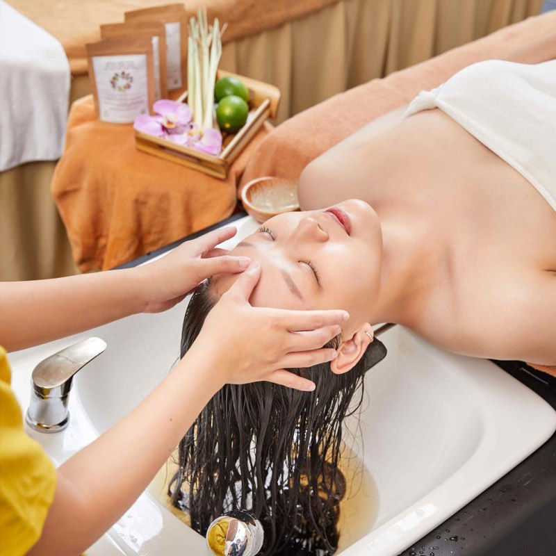 Gội đầu thư giãn Khuê Mỹ Đông